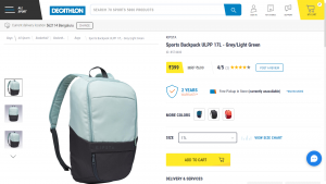 Decathlon Product Detail