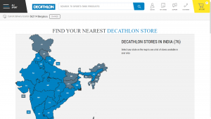 Decathlon Store Locator