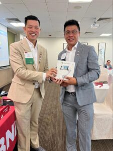 Director with customer